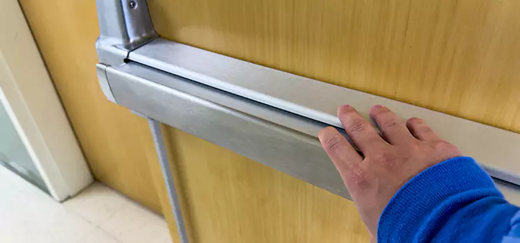 Installing a Push Bar on a Door Ormond Beach